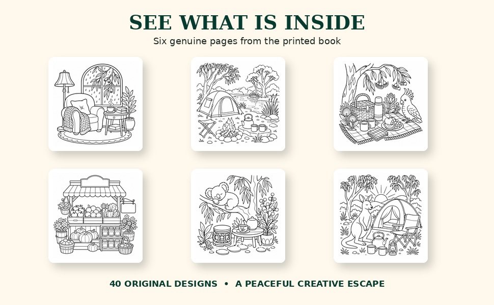 Approved sample pages from Cozy Little Aussie Corners