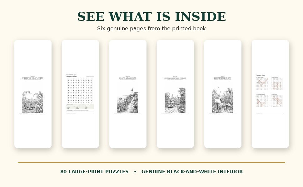 Approved sample pages from Cozy Australia