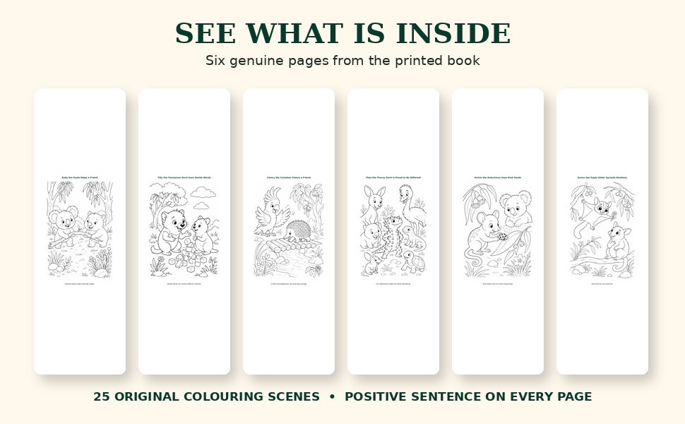 Approved sample pages from Kind Little Aussie Animals