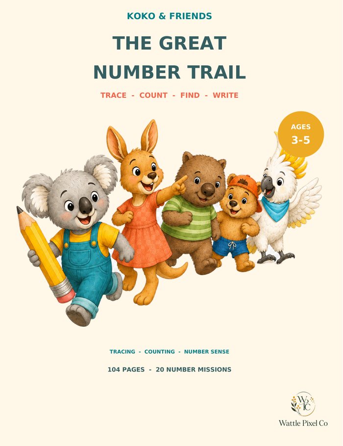 Koko & Friends: The Great Number Trail cover